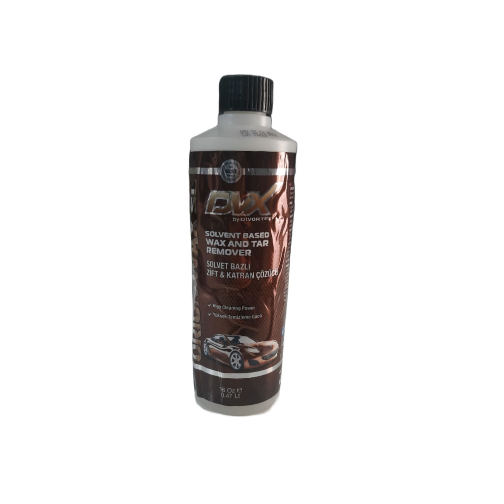 DVX orion wax solvent bazlı zift katran çözücü 16 oz