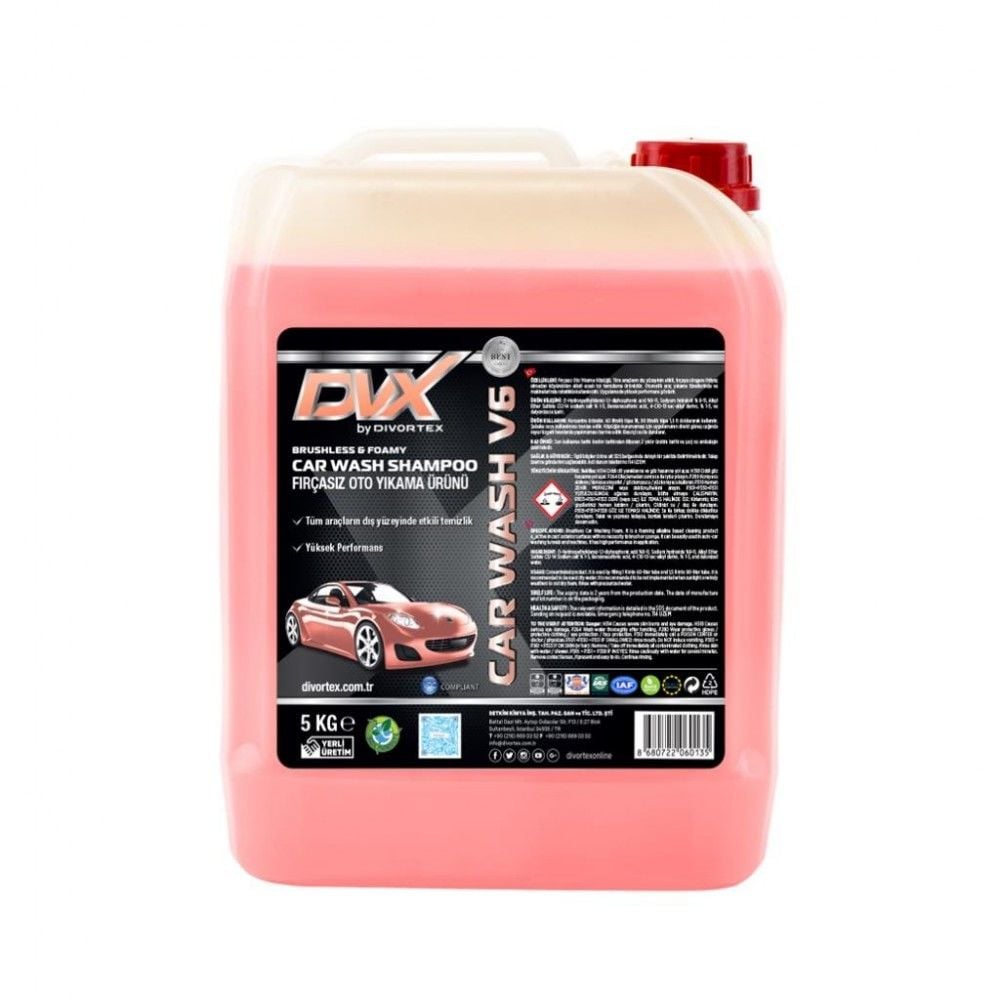 DVX CAR WASH V6 FIRÇASIZ OTO YIKAMA KÖPÜGÜ 5 KG