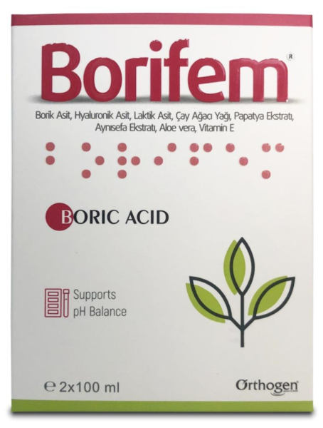 BoriFem Vajinal Duş Jeli 200 ml | 2x100 ml Aplikatör