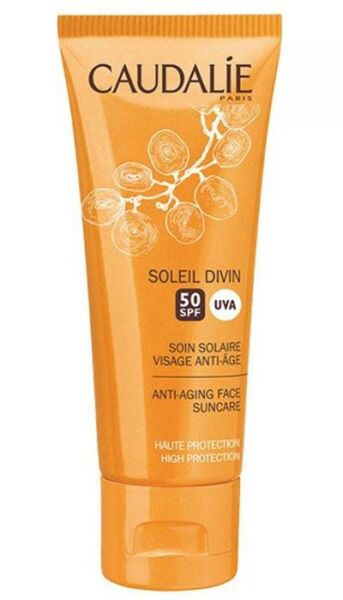 Caudalie Soleil Divin Anti-Aging SPF50 Sun Cream 40ml | Kırışıklık Karşıtı Güneş Kremi