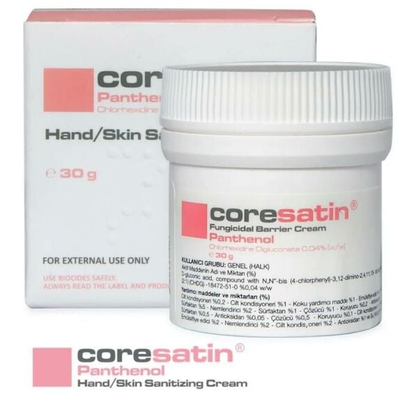 Coresatin Panthenol Krem 30gr | Pediatrik Pembe Kavanoz