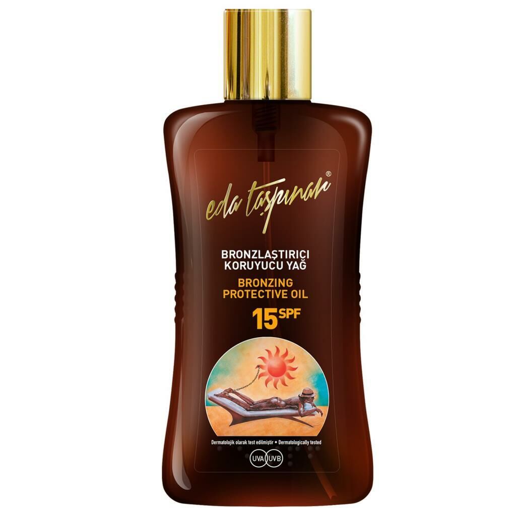 Eda Taşpınar Bronzlaştırıcı ve Koruyucu Yağ SPF15 200ml