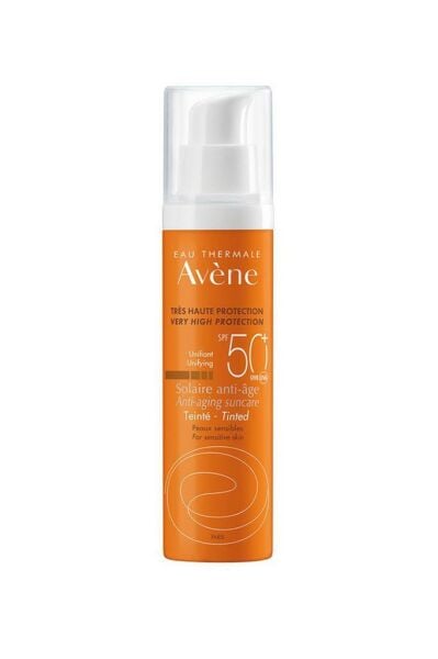 Avene Solaire Anti-Age Tinted SPF50+ 50ml | Yaşlanma Karşıtı Kapatıcılı Güneş Koruyucu