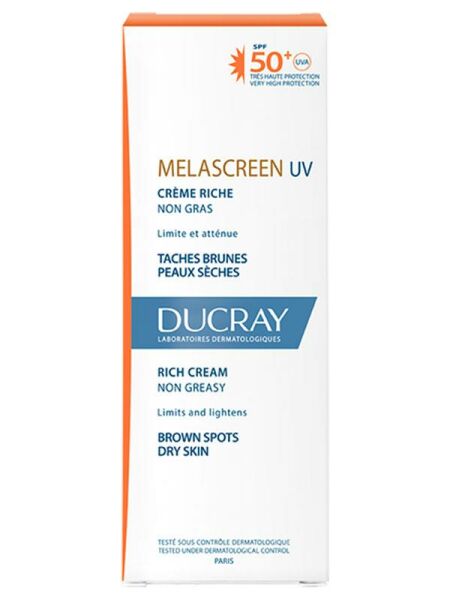 Ducray Melascreen UV Rich Cream 40ml SPF50+ | Leke Karşıtı Güneş Koruyucu