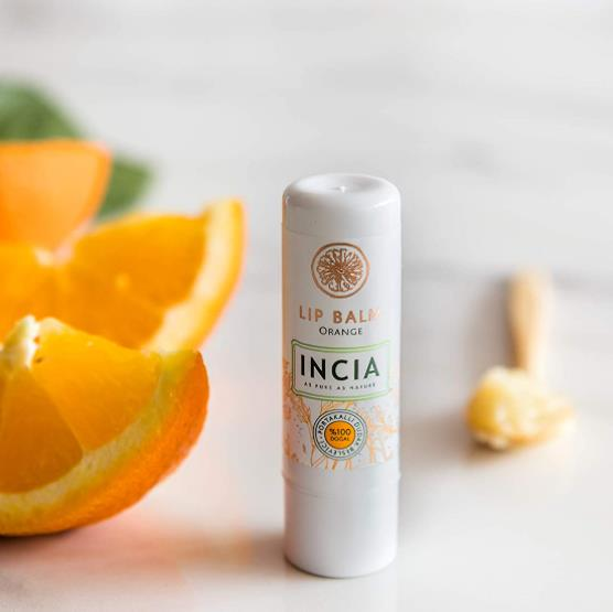 Incia Lip Balm Orange 6gr | Porkatal Özlü Besleyici Dudak Bakım Kremi