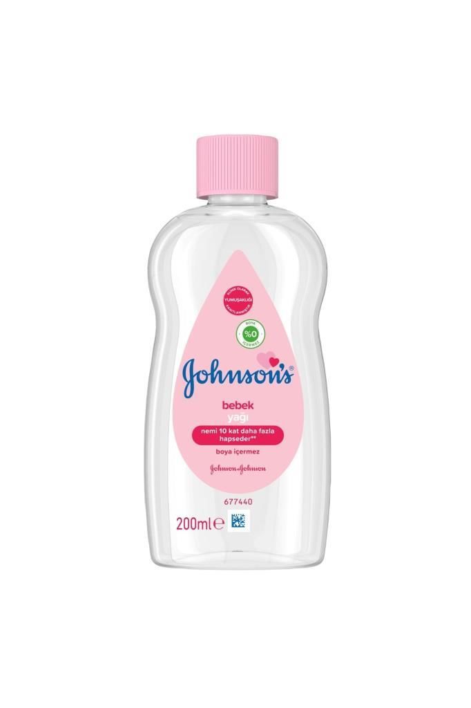 Johnson's Baby Oil 200ml | Nemlendirici Bebek Yağı Pembe