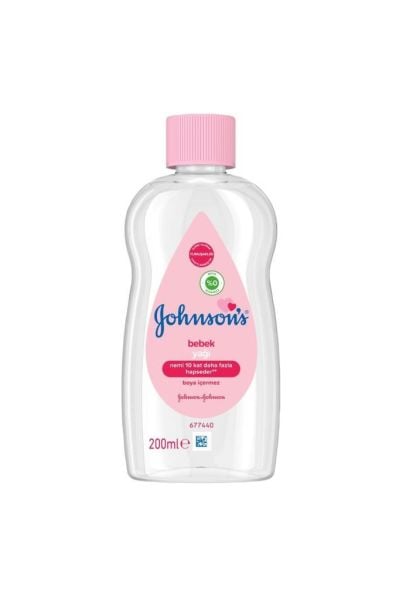 Johnson's Baby Oil 200ml | Nemlendirici Bebek Yağı Pembe