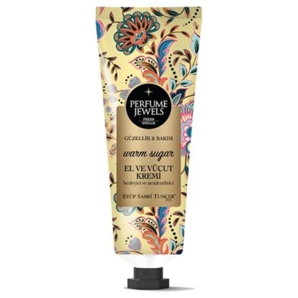 Eyüp Sabri Tuncer Perfume Jewels Besleyici ve Nemlendirici Krem Warm Sugar 50ml | El ve Vücut Kremi