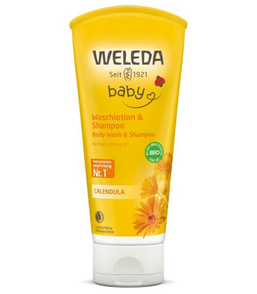 Weleda Baby Calendula Organik Saç ve Vücut Şampuanı 200ml