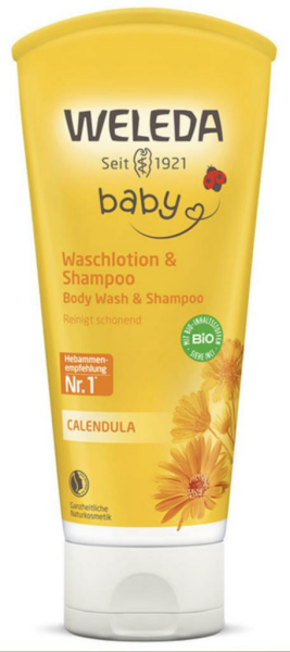 Weleda Baby Calendula Organik Saç ve Vücut Şampuanı 200ml