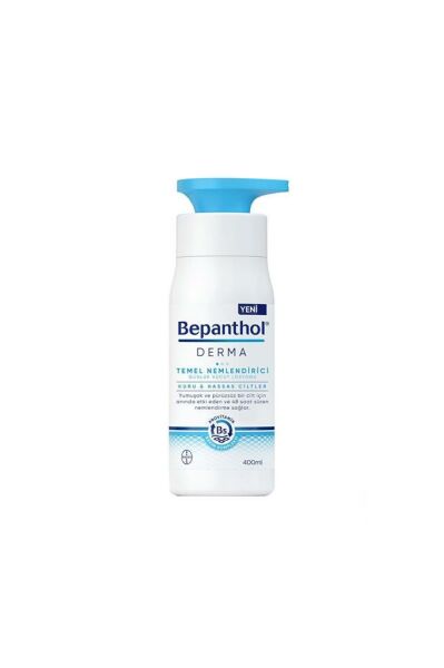 Bepanthol Derma Temel Nemlendirici Vücut Losyonu 400ml | Kuru ve Hassas Ciltler