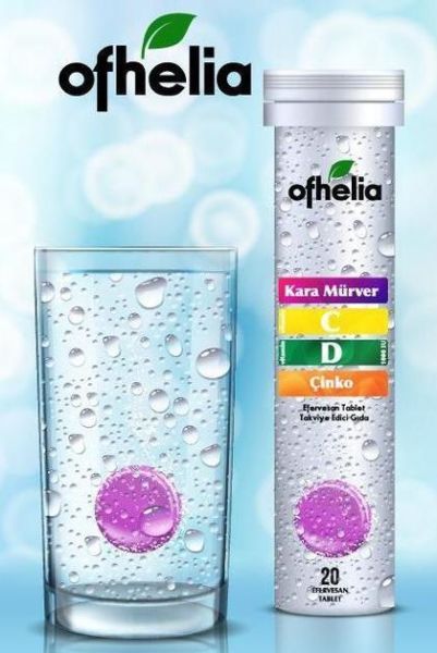 Ofhelia Kara Mürver Ekstresi Effervesan 20 Tablet