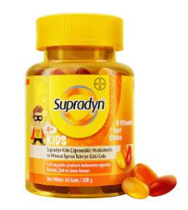 Supradyn Kids Multivitamin ve Mineral İçeren Takviye 60 Tablet