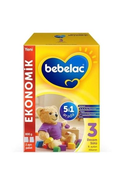 Bebelac 3 800gr | 9. Aydan İtibaren Devam Sütü