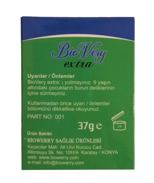 Bio Very Extra Krem 38gr | Buharlaşan Krem