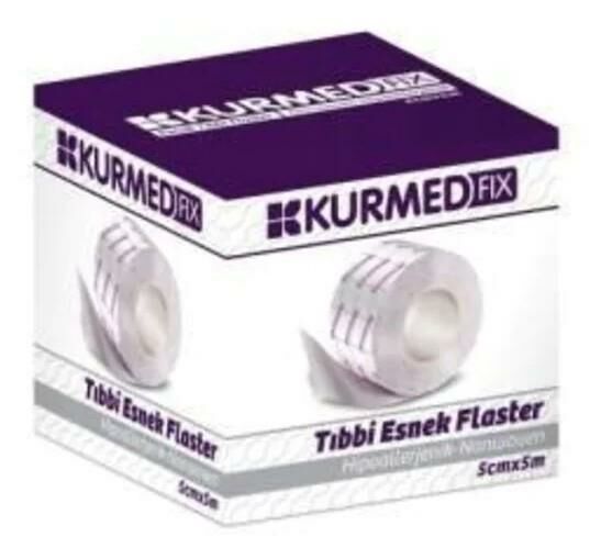 Kurmed Fix Esnek Tıbbi Flaster 5cm x 5m