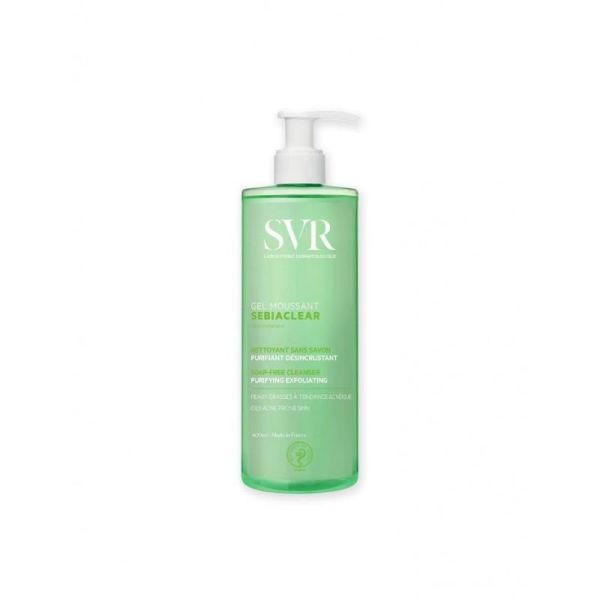 SVR Sebiaclear Foaming Gel 400ml| Yüz ve Vücut Temizleyici Jel