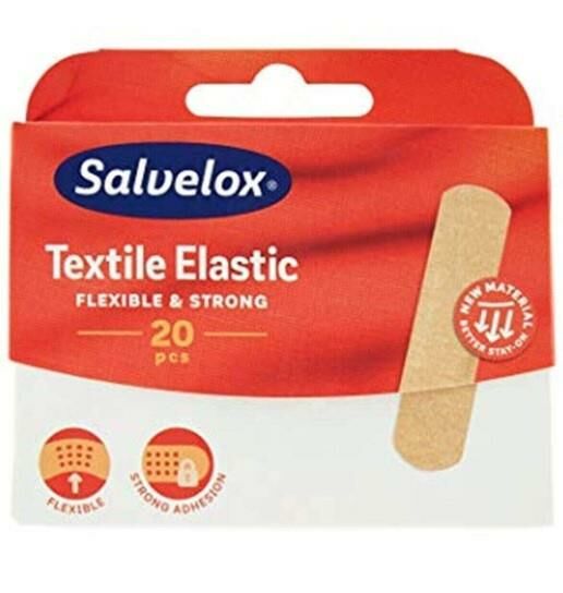 Salvelox Tekstil Elastik Yara Bandı 20 Adet