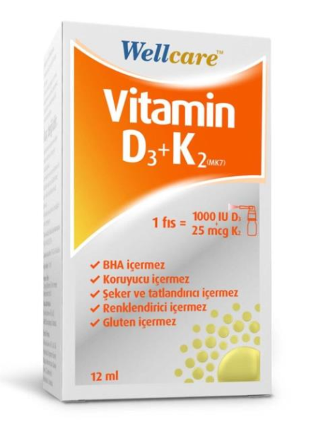 Wellcare D3K2 Oral Sprey 12ml