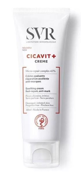 SVR Cicavit+ Creme 40ml | Tahriş Olmuş Ciltler İçin Bakım Kremi