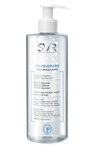 SVR Physiopure Cleansing Micellar Water 400ml | Makyaj Temizleyici