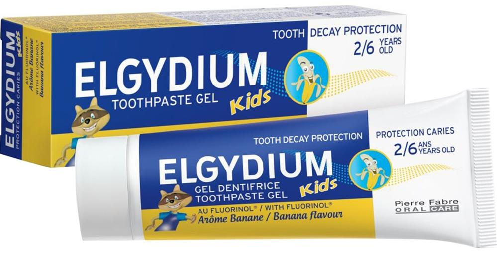 Elgydium Kids Banana Çocuk Diş Macunu 50ml | 2-6 Yaş Muz Aromalı