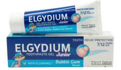 Elgydium Junior Bubble Gum Çocuk Diş Macunu 50ml | 7-12 Yaş Sakız Aromalı