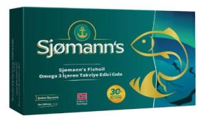 Sjomann's Fishoil Omeage-3 Çiğnenebilir Jel 30 Tablet | Balık Yağı İçeren Takviye