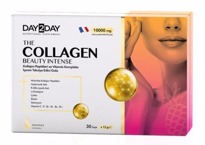Day2Day The Collagen Beauty Intense 12g x 30 Saşe | Ananas Aromalı