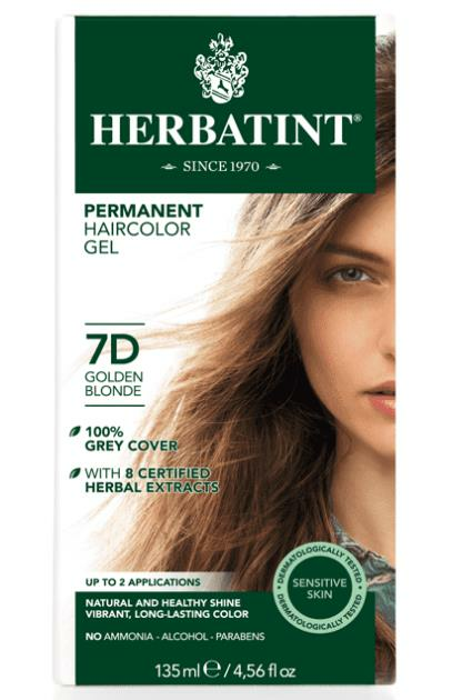 Herbatint 7D Golden Blonde Hair Color | Altın Sarısı Saç Boyası