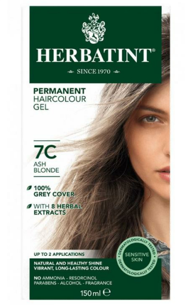 Herbatint 7C Ash Blonde Hair Color | Açık Küllü Saç Boyası