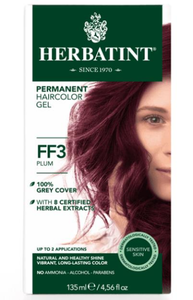 Herbatint FF3 Plum Hair Color | Kuru Erik Saç Boyası