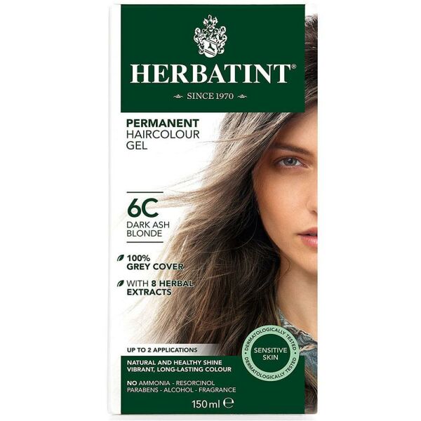 Herbatint 6C Dark Ash Blonde Hair Color | Koyu Küllü Saç Boyası