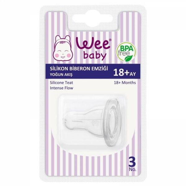 Wee Baby Silikon Biberon Emzik No: 3 822