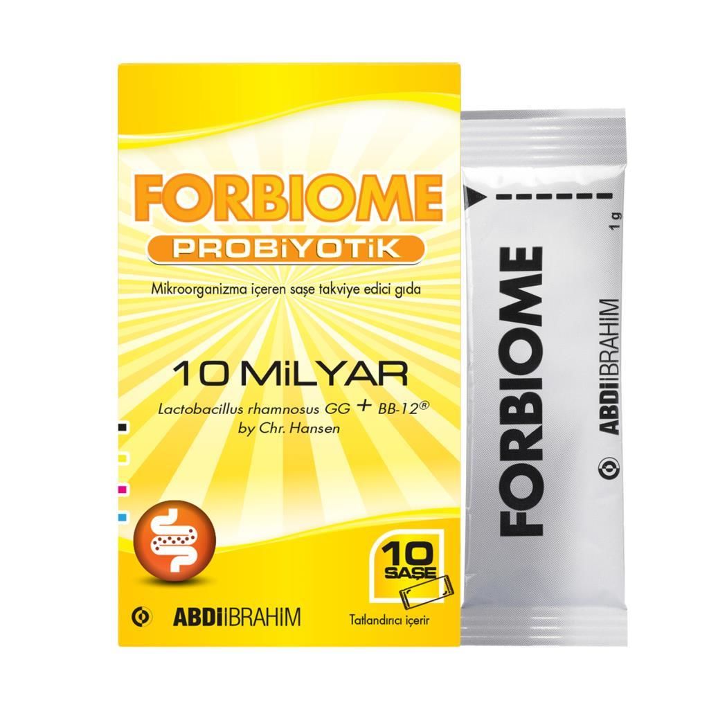 Forbiome Probiyotik 10 Milyar 10 Saşe