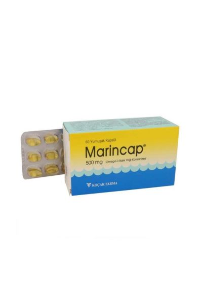 Marin cap Yumuşak Kapsül 500 mg 60 Kapsül
