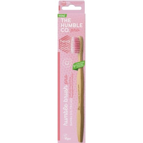 Humble Brush Pro Hexa Tech Diş Fırçası | Pembe