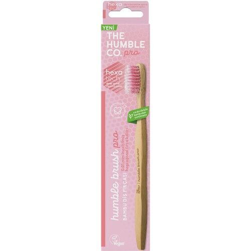Humble Brush Pro Hexa Tech Diş Fırçası | Pembe