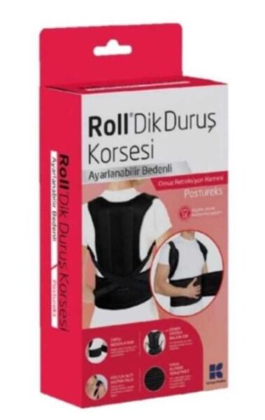 Roll Dik Duruş Korsesi | Ayarlanabilir Bedenli