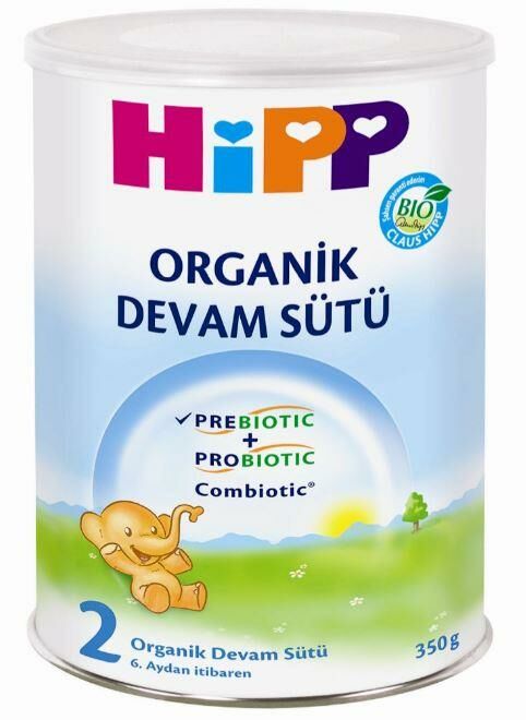 Hipp Combiotic Organik Bebek Sütü 2 350gr | 6-10 Ay Bebek Devam Sütü