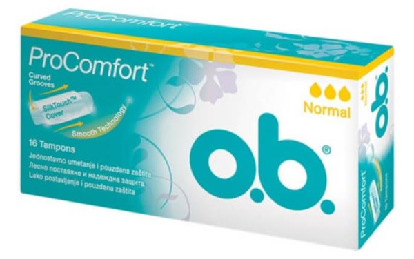 O.B Pro Comfort Tampon Normal 16 Adet | 3 Damla