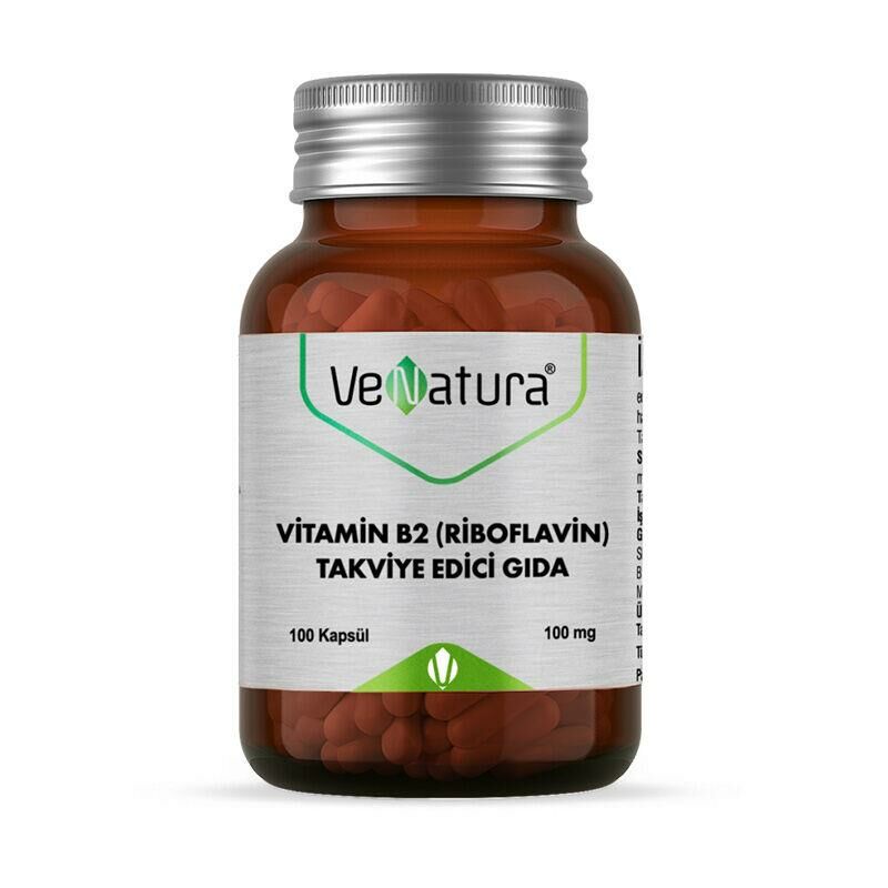 Venatura Vitamin B2 (Riboflavin) 100 Kapsül