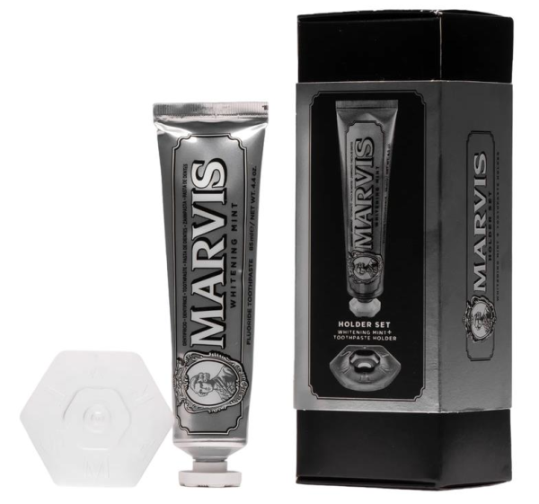 Marvis Diş Macunu Whitening Mint 85ml | Holder Set