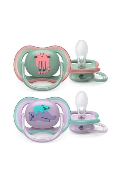 Philips Avent Yalancı Emzik Ultra Air Kız | 6-18 Ay, 2 Adet, SCF08518