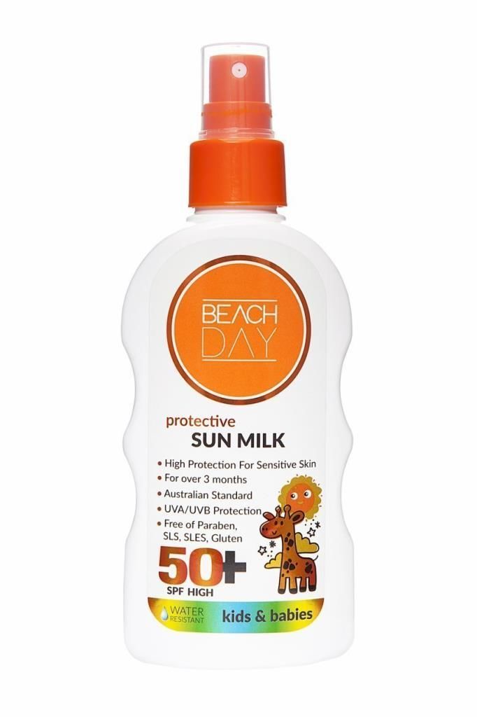 Beach Day Protective Sun Milk Kids and Babies Spf50+ 150ml