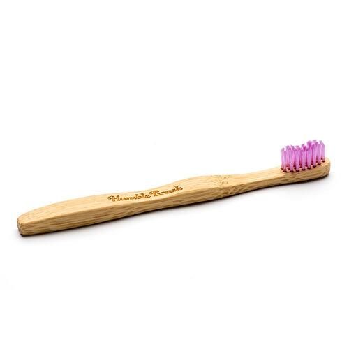 Humble Brush Kids Ultra-Soft Bambu Çocuk Diş Fırçası | Mor
