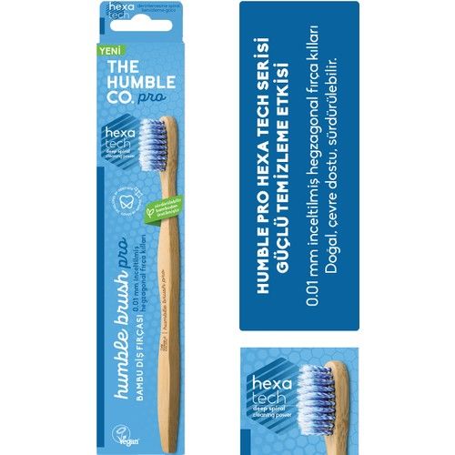 Humble Brush Pro Hexa Tech Diş Fırçası | Mavi