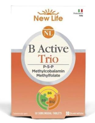 New Life B Active Trio 30 Dilaltı Tablet