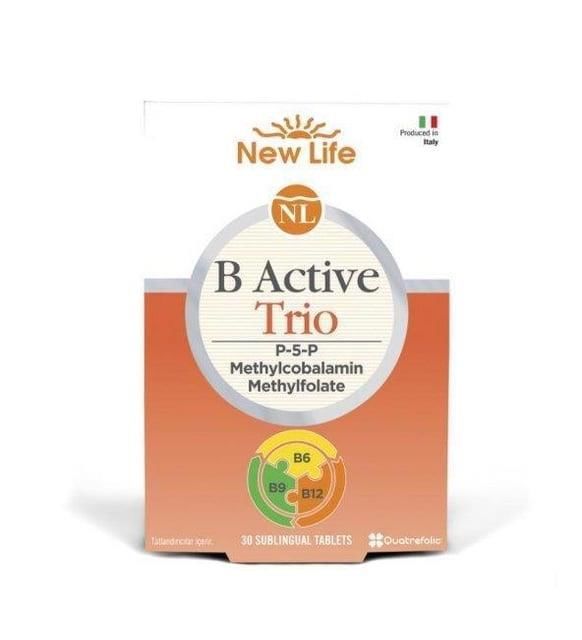 New Life B Active Trio 30 Dilaltı Tablet