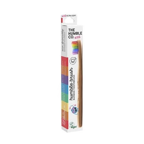 Humble Brush Kids Ultra-Soft Bambu Çocuk Diş Fırçası | Gökkuşağı